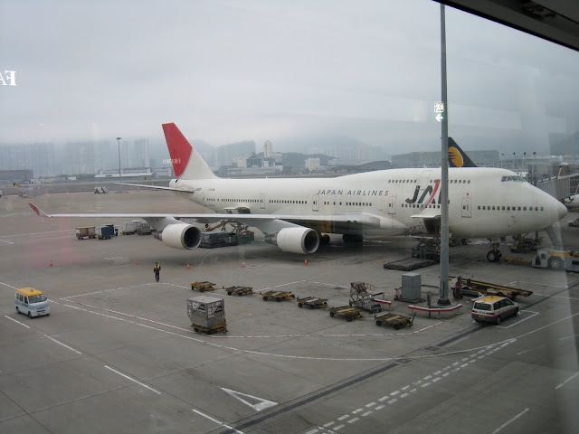 JA8921 as JL736 at HKG on 2009-12-31.  Probably my last JAL 744 flight