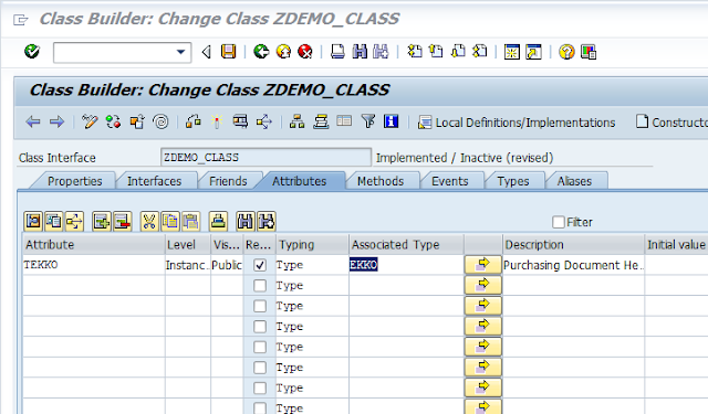 Step by Step Tutorial on Creating class in SAP ABAP Class Builder(SE24)