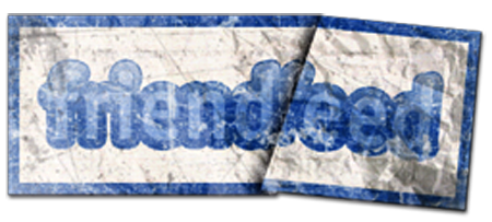 Friendfeed logo old paper