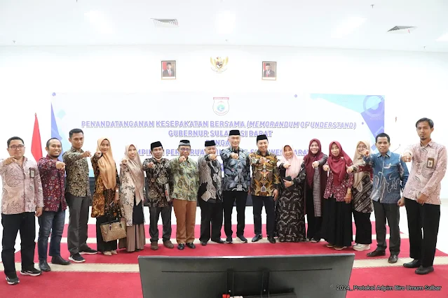 Kolaborasi Pemerintah dan Perguruan Tinggi,  Pj Gubernur Sulbar Prof Zudan Bersama Perguruan Tinggi Se- Sulbar Teken MOU