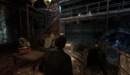 Uma sala de estar em Silent Hill, é um sinal de "estar" ferrado