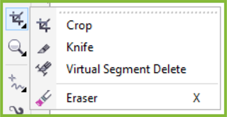 Crop Tool Flyout CorelDRAW X7