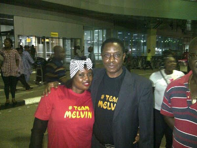 Melvin's Father @ Airport Waiting for BBA Returnee Son