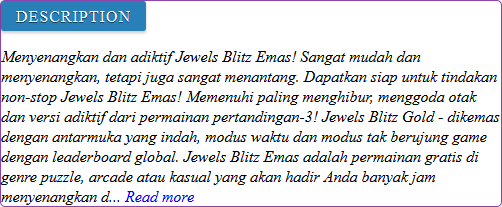 Jewels Blitz Emas game review