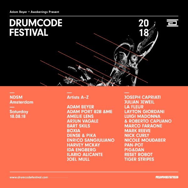 drumcode festival, drumcode, festival, ámsterdam, música, música electrónica, techno