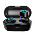 pTron Bassbuds in-Ear True Wireless Bluetooth Headphones (TWS) with Mic - (Black)