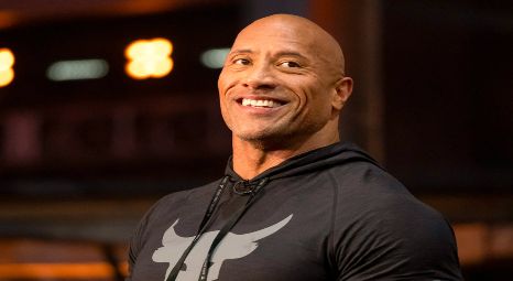 What is the stage name of wrestler actor Dwayne Johnson?