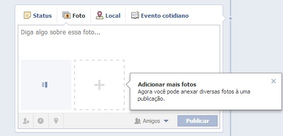 Facebook crase em anexar a publicação