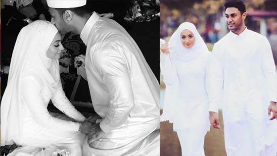 Gambar Nikah Ammar Alfian dan Nelissa Nezam