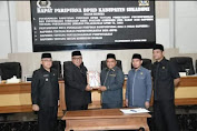 Raperda BPD,Perpustakaan dan Kesehatan Dalam Rapat Paripurna DPRD Kab Sukabumi 