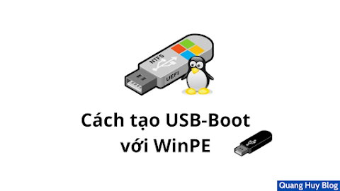 Cách tạo USB-Boot với WinPE