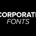 Corporate Fonts  #free to download 