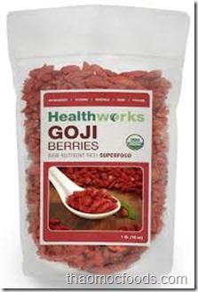 Câu kỷ tử– Goji Berries–US2010001  (Healthworks Certified Organic )