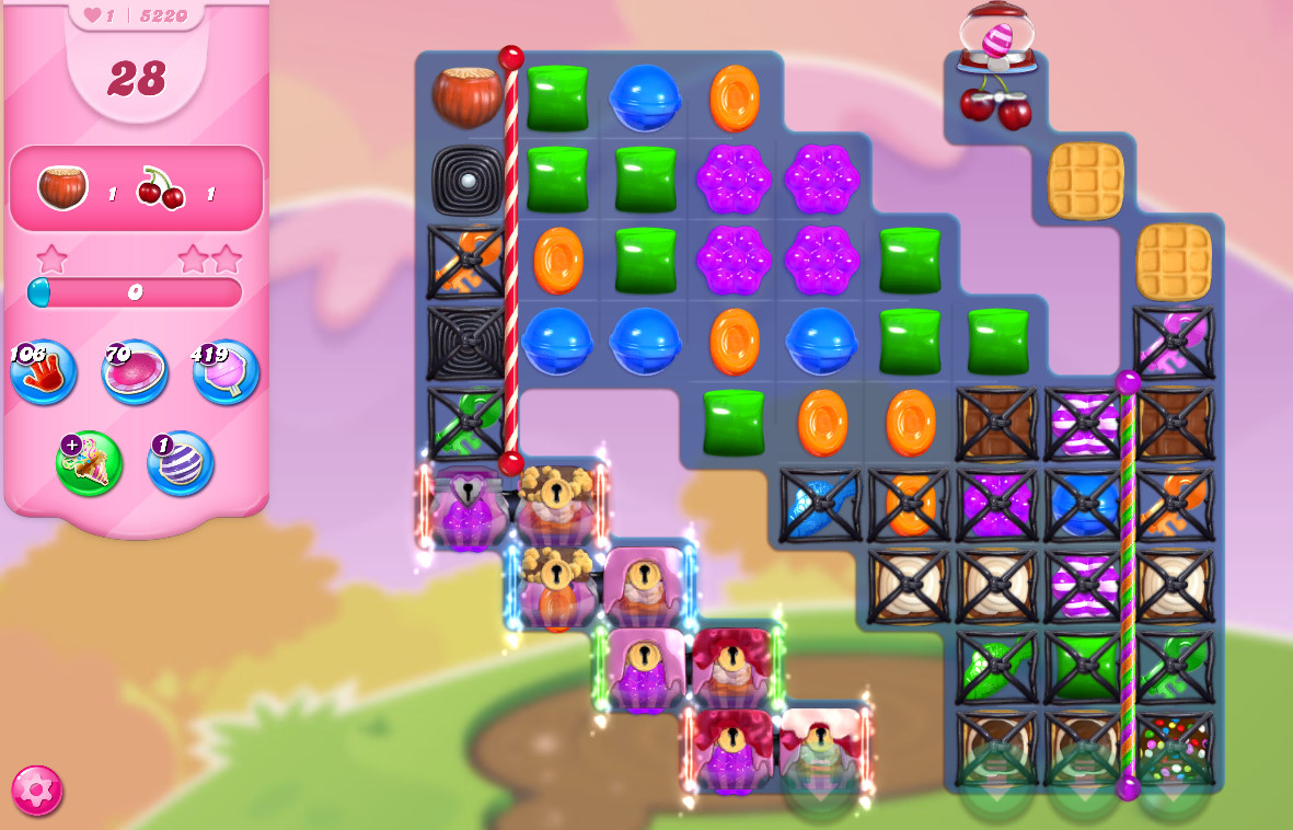 Candy Crush Saga level 5220