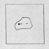 drawing of a patch pinned to a foundation square