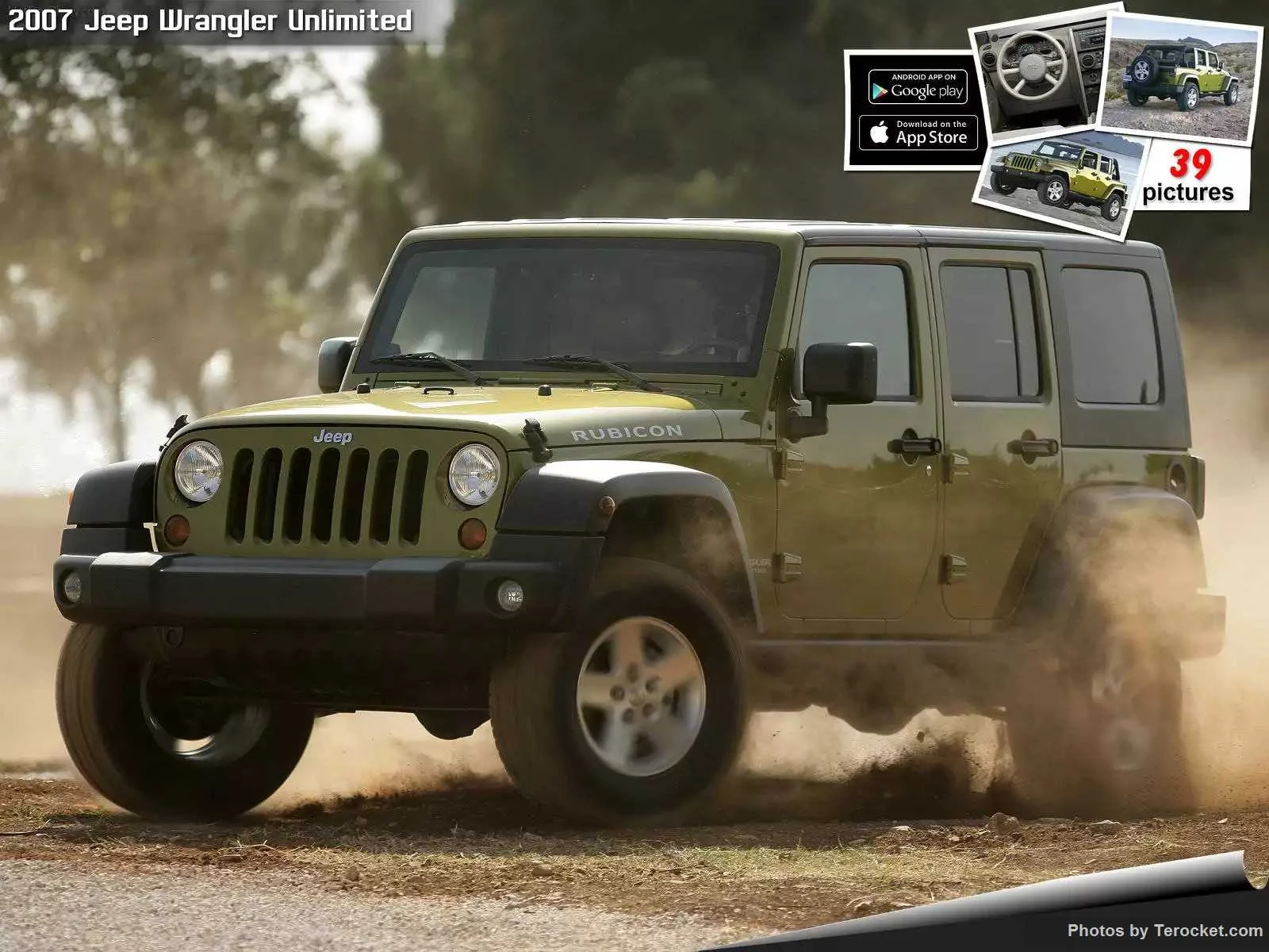 Hình ảnh xe ô tô Jeep Wrangler Unlimited 2007 & nội ngoại thất