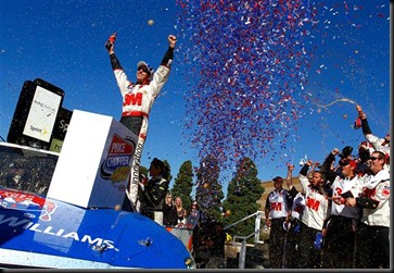 2010 Kansas Oct NSCS Greg Biffle Victory Lane