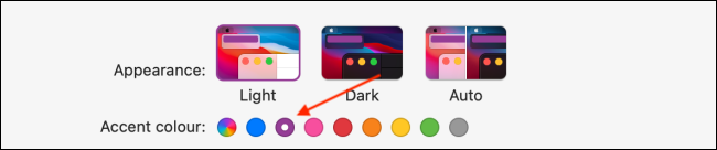 اختر Accent Color في macOS