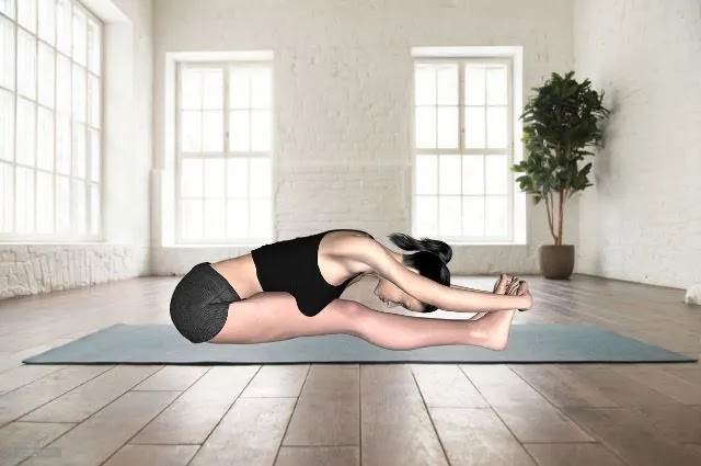 Seated Forward Bend Yoga Pose For Weight Loss
