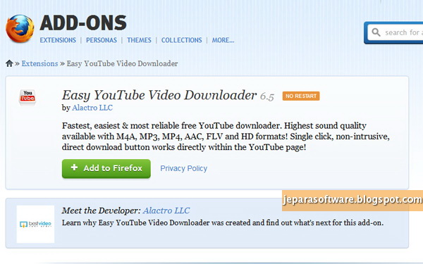 Easy youtube video downloader