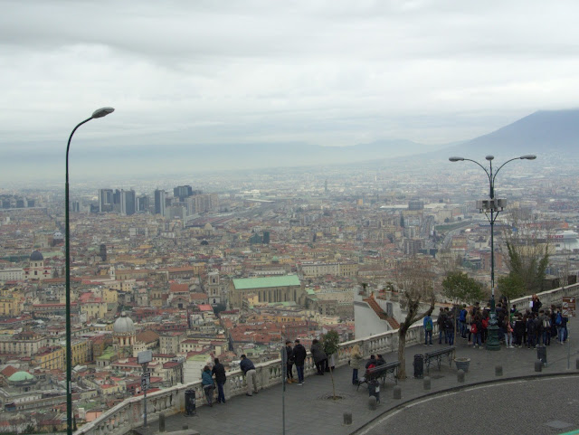 Neapol widok na miasto, panorama