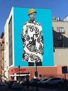 Mural on Sansom Street by Amy Sherald