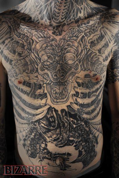 Bizarre and extreme Body Tattoos