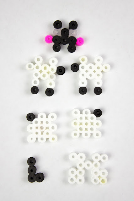 3d perler bead sheep craft- how to directions for kids