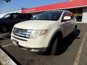 2008 Ford Edge before painting at Almost Everything Auto Body.