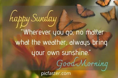 Sunday Morning Blessings Quotes Images