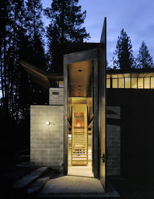 The Chicken Point Cabin Is A Loft-Like Modern Dwelling In Northern Idaho Seen On lolpicturegallery.blogspot.com