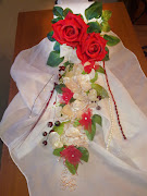 Ramo de flores de novia en cascada eterno. REF:MT/ 002.1