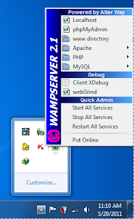 SCreenShoot Wamp Server