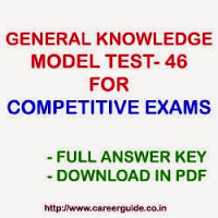 General Knowledge GK Sample Practice Test Paper - 46