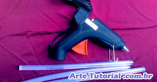 Pistola de cola quente (refil silicone)