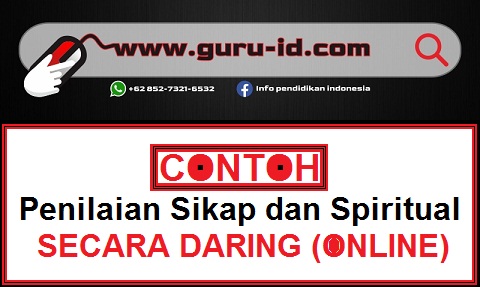 Kuesioner daring penilaian sikap dan spiritual SD