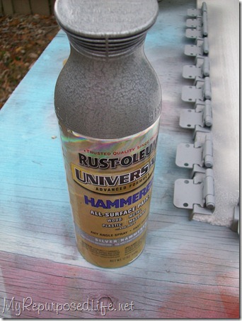 I painted the hinges - My Repurposed Life® Rescue Re ...