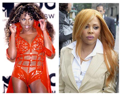 Lil Kim Plastic Surgery At the age of 9 her parents separated 