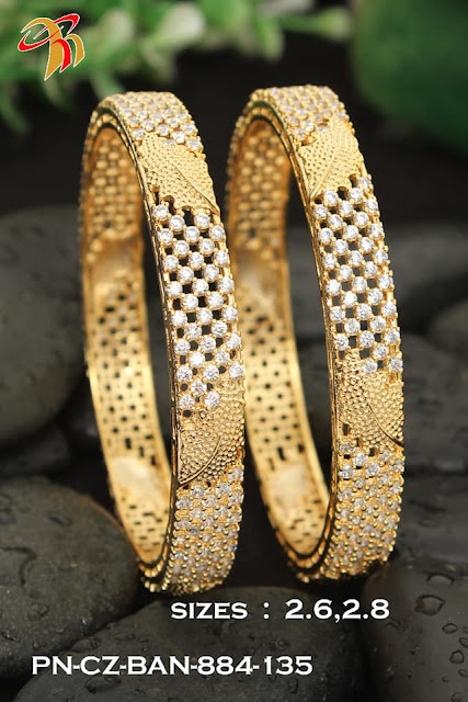  New Model Diamond Bangles Collection