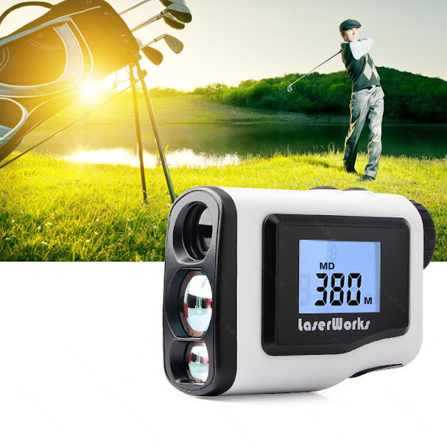 600m Golf Rangefinder HD LED Screen Display High Precision Electronic Ruler Handheld Monocular 