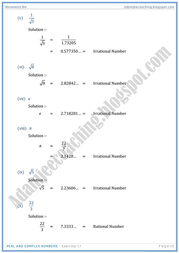 real-and-complex-numbers-exercise-1-1-mathematics-9th