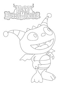 Henry Hugglemonster Coloring Pages | Coloring Page For Kids and Adults