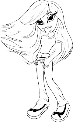 Bratz Coloring Pages on Bratz Coloring Pages  Color In Bratz