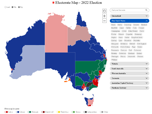 Maps Mania: Australian Election Maps