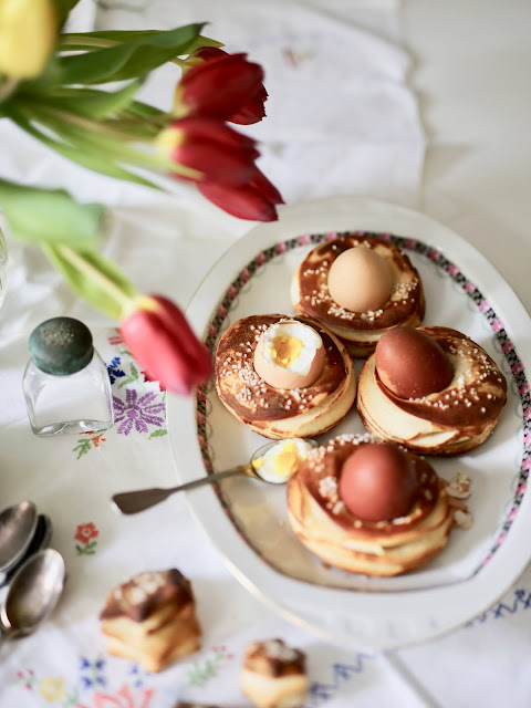 Festliches Essen Ostern