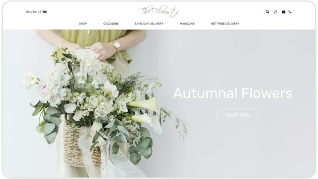 florist website design, development