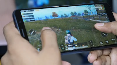 لعب لعبة Pubg عل هاتف