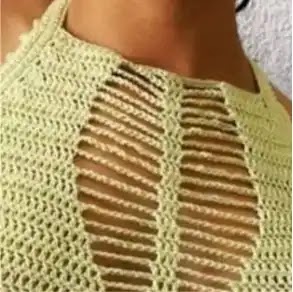 Top Halter a Crochet