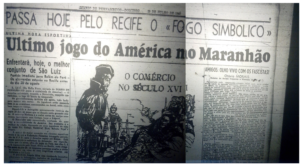 MEMÓRIAS ESMERALDINAS: América 2x2 Moto Clube/MA em julho de 1945