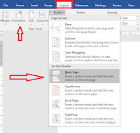 Cara Membuat Halaman Word Landscape dan Portrait dalam Satu Dokumen
